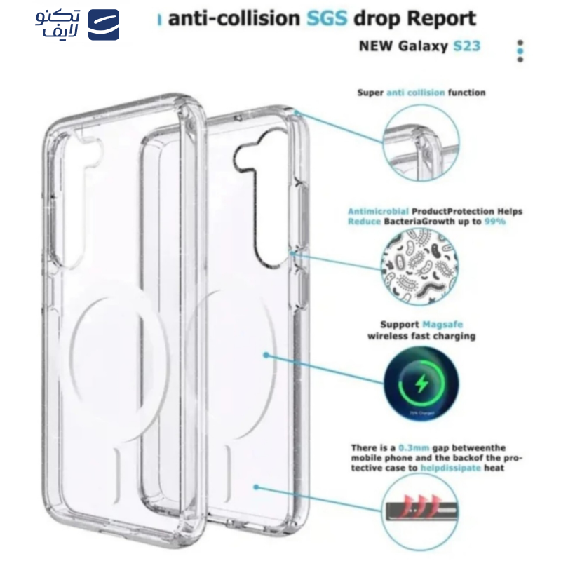 کاور زیفرند مدل Magsafe مناسب برای گوشی موبایل سامسونگ Galaxy S24 FE کاور زیفرند مدل Magsafe مناسب برای گوشی موبایل سامسونگ Galaxy S24 FE