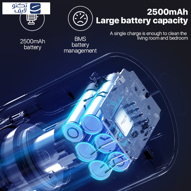 جارو شارژی عصایی درما مدل VC811 جارو شارژی عصایی درما مدل VC811
