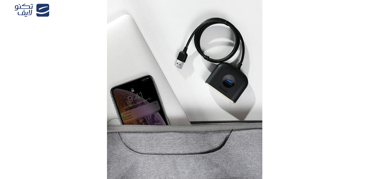 هاب 4 پورت USB 3.0 باسئوس مدل CAHUB-AY