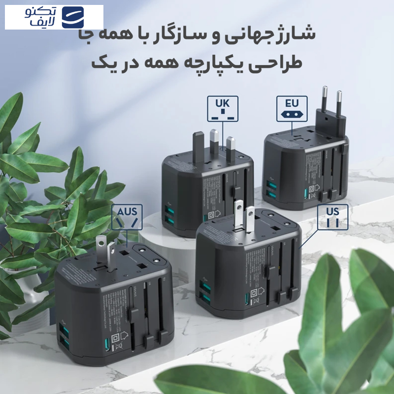 شارژر دیواری 20 وات راوپاور مدل RP-PC1033