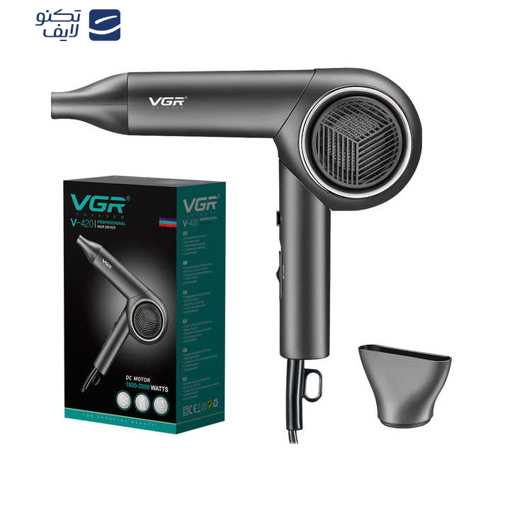 سشوار وی جی ار مدل V-420 سشوار وی جی ار مدل V-420