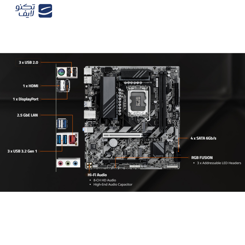 مادربرد گیگابایت مدل B860M POWER