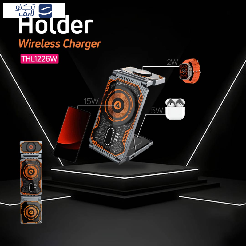 پایه نگهدارنده و شارژر بی سیم گوشی موبایل تسکو مدل THL 1226W پایه نگهدارنده و شارژر بی سیم گوشی موبایل تسکو مدل THL 1226W
