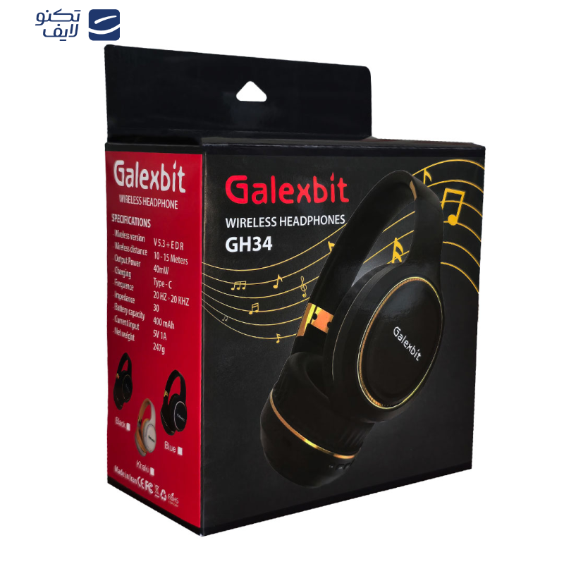 هدست بلوتوثی گلکسبیت مدل GH34 هدست بلوتوثی گلکسبیت مدل GH34