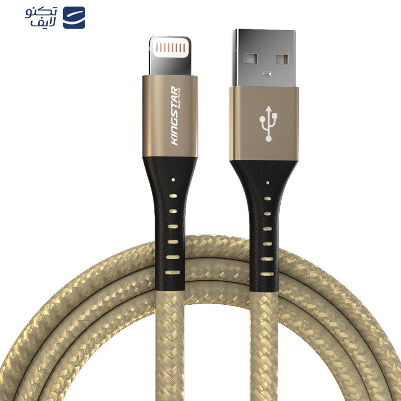 کابل تبدیل USB به لایتنینگ کینگ استار مدل K125i طول 1.2 متر کابل تبدیل USB به لایتنینگ کینگ استار مدل K125i طول 1.2 متر