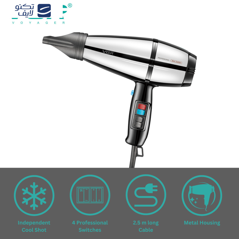 سشوار حرفه ای وی جی ار مدل 466 سشوار حرفه ای وی جی ار مدل 466