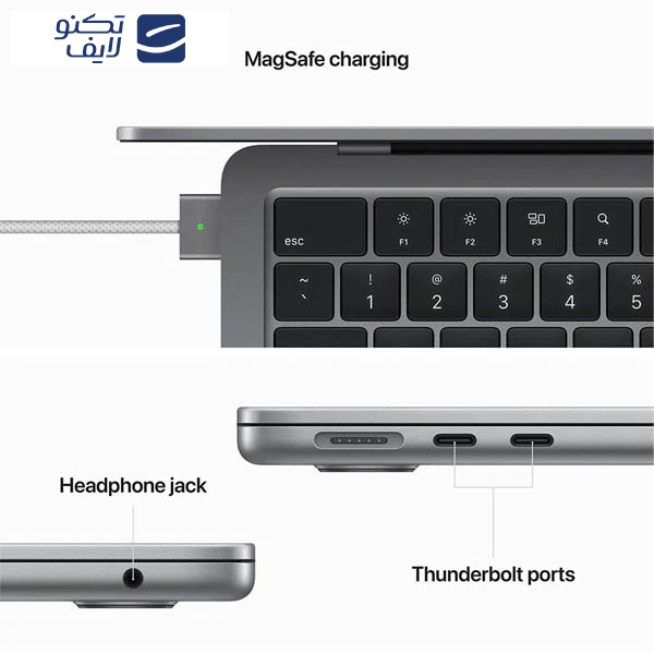 لپ تاپ 13.6 اینچی اپل مدل MacBook Air MC7U4 2022 LLA-M2-16GB RAM-256GB SSD لپ تاپ 13.6 اینچی اپل مدل MacBook Air MC7U4 2022 LLA-M2-16GB RAM-256GB SSD