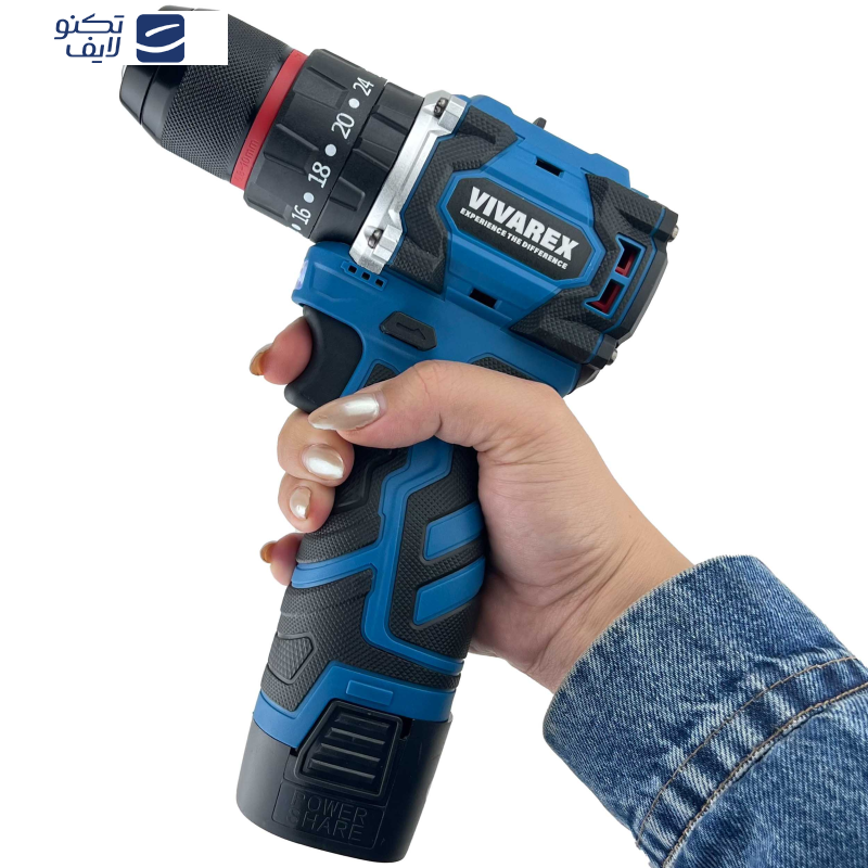 دریل چکشی براشلس ویوارکس مدل VR1682H-BL-BLUE دریل چکشی براشلس ویوارکس مدل VR1682H-BL-BLUE