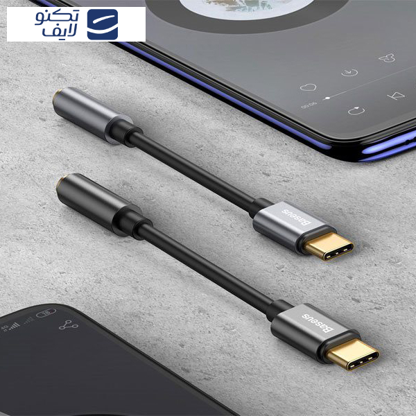 مبدل USB-C به جک 3.5 میلیمتری باسئوس مدل L54 مبدل USB-C به جک 3.5 میلیمتری باسئوس مدل L54