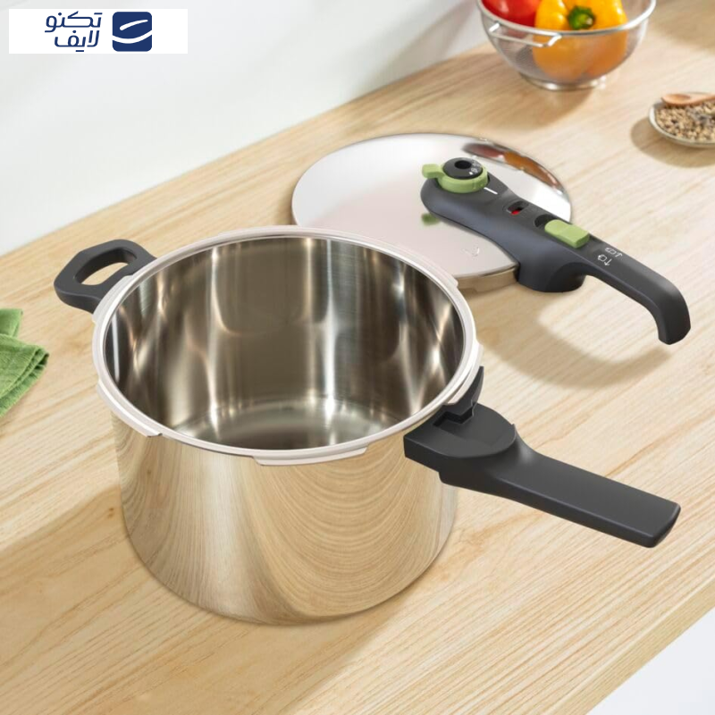 زودپز تفال مدل secure trendy 6L گنجایش 6 لیتر زودپز تفال مدل secure trendy 6L گنجایش 6 لیتر