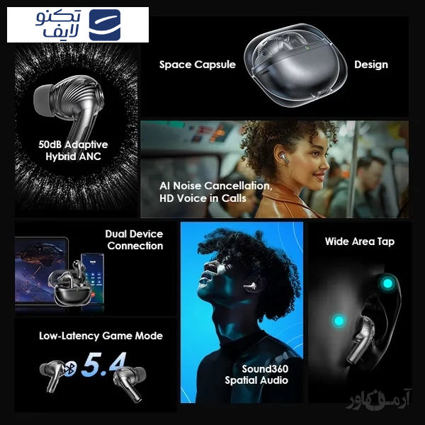 هدفون اورایمو مدل SpaceBuds Pro هدفون اورایمو مدل SpaceBuds Pro