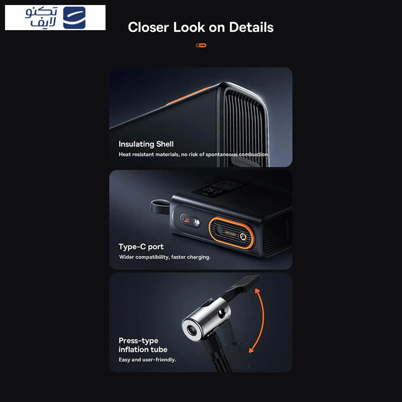 کمپرسور باد باسئوس مدل CRNL060001