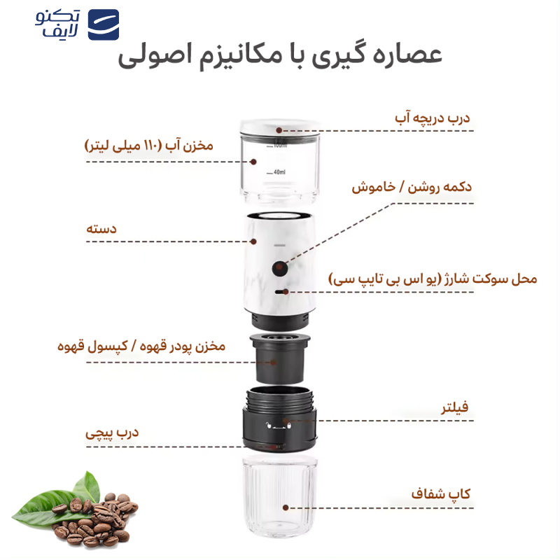 اسپرسوساز سفری اوریچ مدل Starocean اسپرسوساز سفری اوریچ مدل Starocean