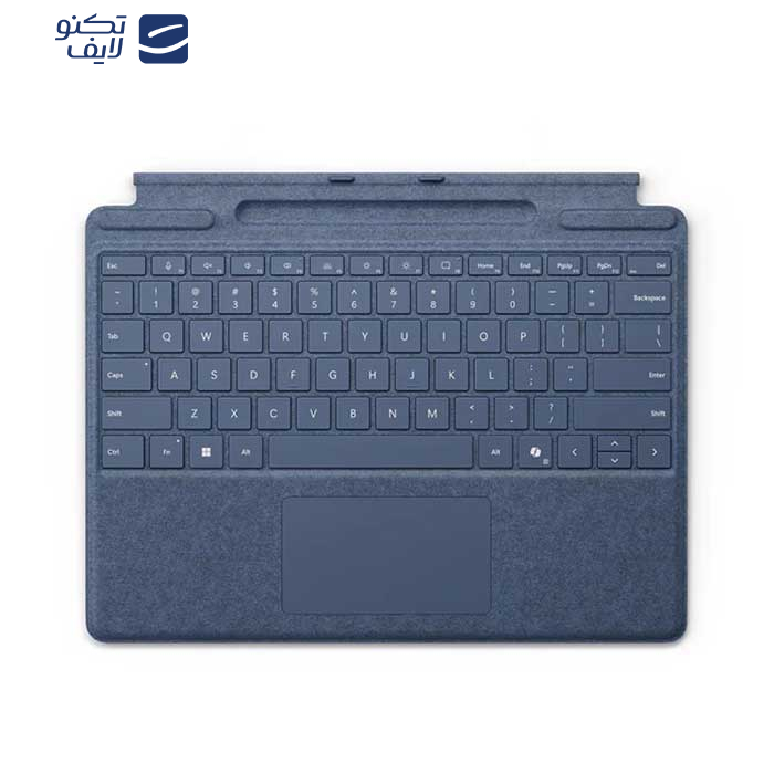 کیبورد تبلت مایکروسافت مدل Surface Pro Copilot Keyboard with Pen Storage مناسب برای تبلت مایکروسافت سرفیس Pro 8/Pro 9/Pro 10/Pro 11 