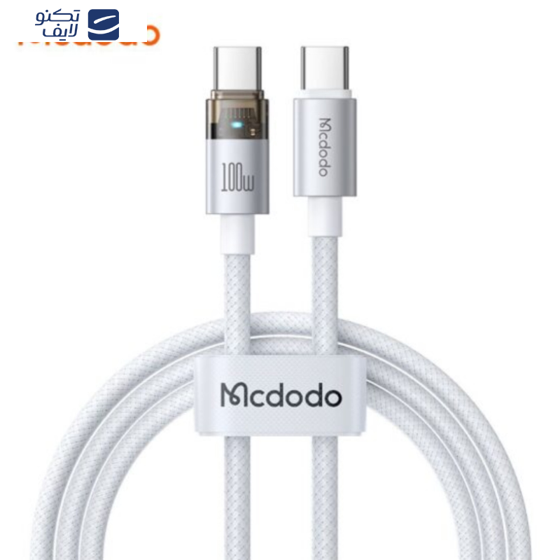 کابل usb-c مک دودو مدل ca-558  100Wطول 1.2متر کابل usb-c مک دودو مدل ca-558  100Wطول 1.2متر