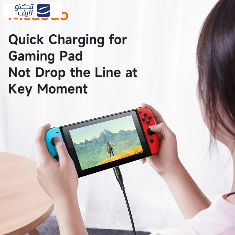 کابل USB-C مک دودو مدل CA-346 طول 1.8 متر کابل USB-C مک دودو مدل CA-346 طول 1.8 متر