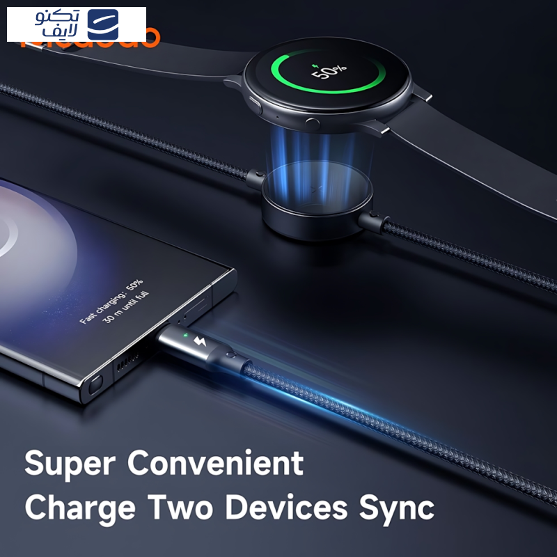 کابل USB-C مک دودو مدل CA-417 60W طول 1.5 متر کابل USB-C مک دودو مدل CA-417 60W طول 1.5 متر