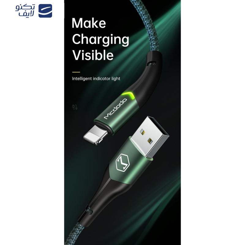 کابل تبدیل USB به لایتنینگ مک دودو مدل CA_7840 طول 1.2 متر کابل تبدیل USB به لایتنینگ مک دودو مدل CA_7840 طول 1.2 متر