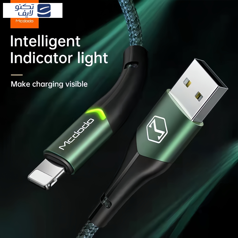 کابل تبدیل USB به لایتنینگ مک دودو مدل CA-7841 طول 1.2 متر کابل تبدیل USB به لایتنینگ مک دودو مدل CA-7841 طول 1.2 متر