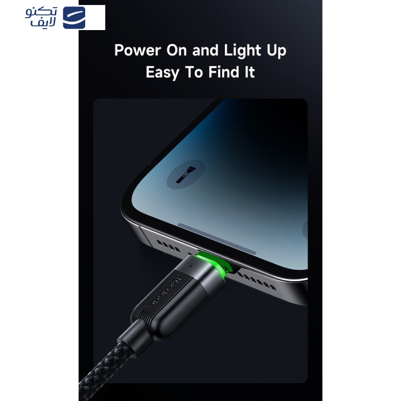 کابل تبدیل USB-C به لایتنینگ مک دودو مدل CA-2010 طول 1.2 متر کابل تبدیل USB-C به لایتنینگ مک دودو مدل CA-2010 طول 1.2 متر