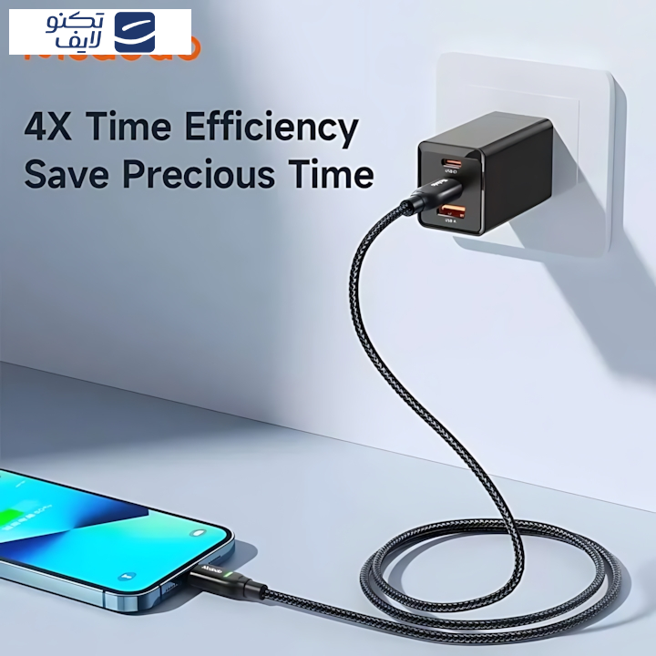 کابل تبدیل USB-C به لایتنینگ مک دودو مدل MC-CA-2720 36W PD طول 1.2 متر کابل تبدیل USB-C به لایتنینگ مک دودو مدل MC-CA-2720 36W PD طول 1.2 متر