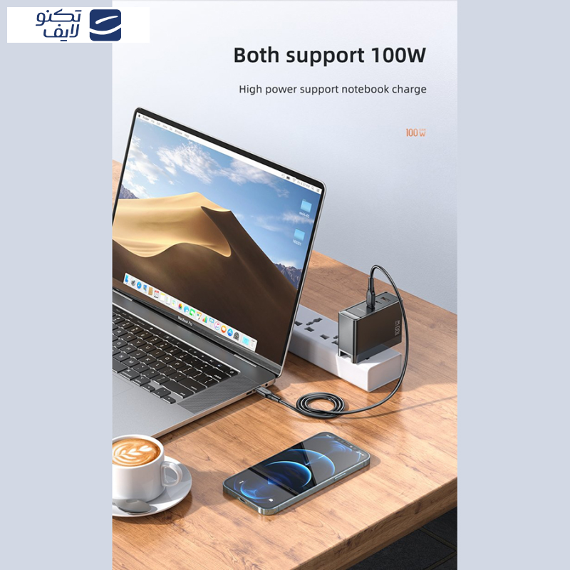 شارژر دیواری 100 وات مک دودو مدل CH-8101 pro شارژر دیواری 100 وات مک دودو مدل CH-8101 pro