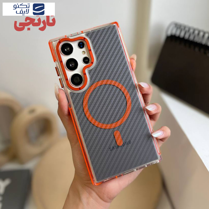 کاور مدل کربن کد 01 مناسب برای گوشی سامسونگ Galaxy S24 Ultra به همراه محافظ لنز کاور مدل کربن کد 01 مناسب برای گوشی سامسونگ Galaxy S24 Ultra به همراه محافظ لنز