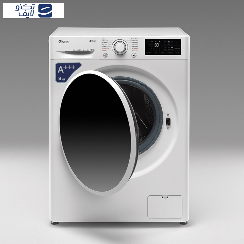 ماشین لباسشویی اتوماتیک جی پلاس مدل GWM-P87W ظرفیت 8 کیلوگرم ماشین لباسشویی اتوماتیک جی پلاس مدل GWM-P87W ظرفیت 8 کیلوگرم