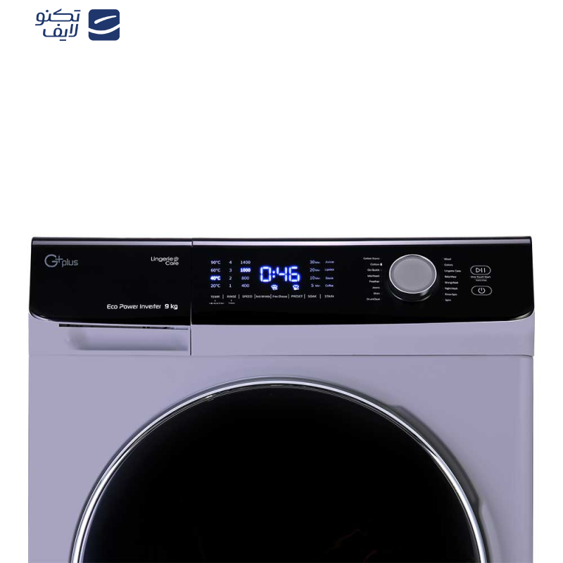 ماشین لباسشویی جی پلاس مدل GWM-K9540T ظرفیت 9 کیلوگرم ماشین لباسشویی جی پلاس مدل GWM-K9540T ظرفیت 9 کیلوگرم