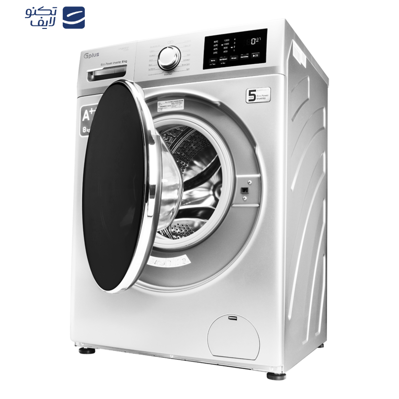 ماشین لباسشویی اتوماتیک جی پلاس مدل GWM-M822W ظرفیت 8 کیلوگرم ماشین لباسشویی اتوماتیک جی پلاس مدل GWM-M822W ظرفیت 8 کیلوگرم