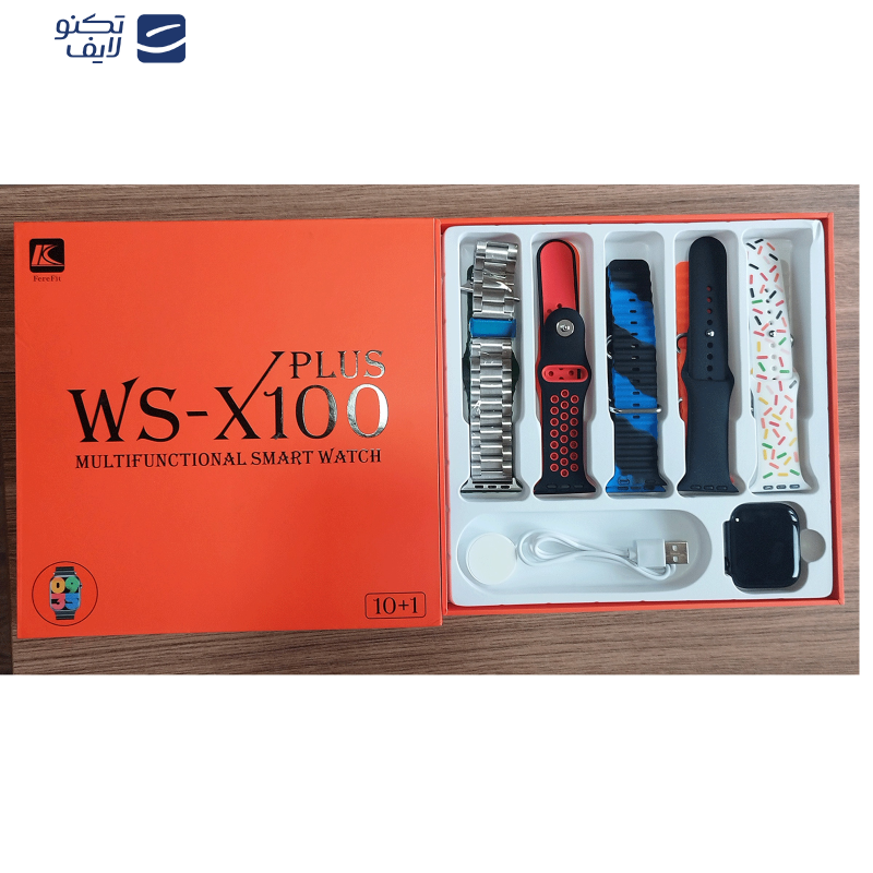 ساعت هوشمند دبلیو اِس مدل x100 plus ساعت هوشمند دبلیو اِس مدل x100 plus