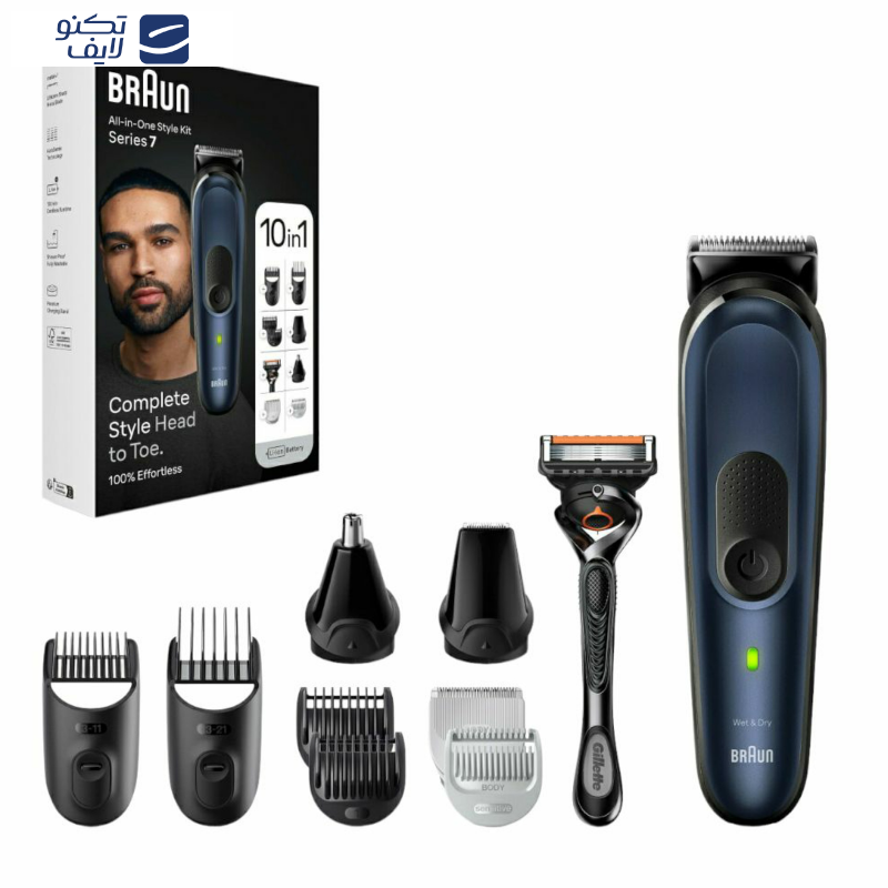 ماشین اصلاح موی صورت و بدن براون مدل MGK7420 ماشین اصلاح موی صورت و بدن براون مدل MGK7420