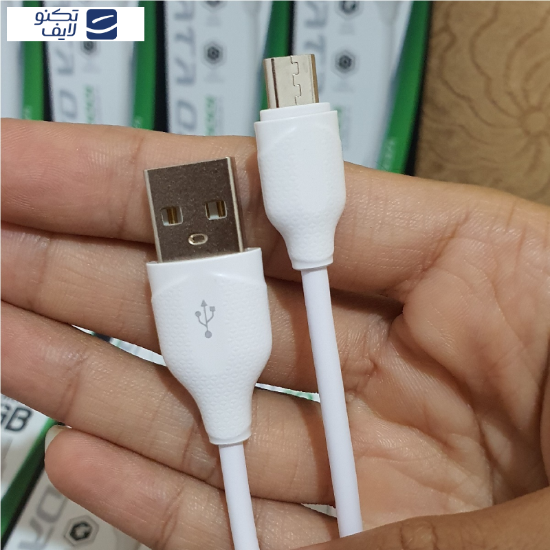 کابل تبدیل USB به microUSB الدینیو مدل LS371 طول 1 متر کابل تبدیل USB به microUSB الدینیو مدل LS371 طول 1 متر