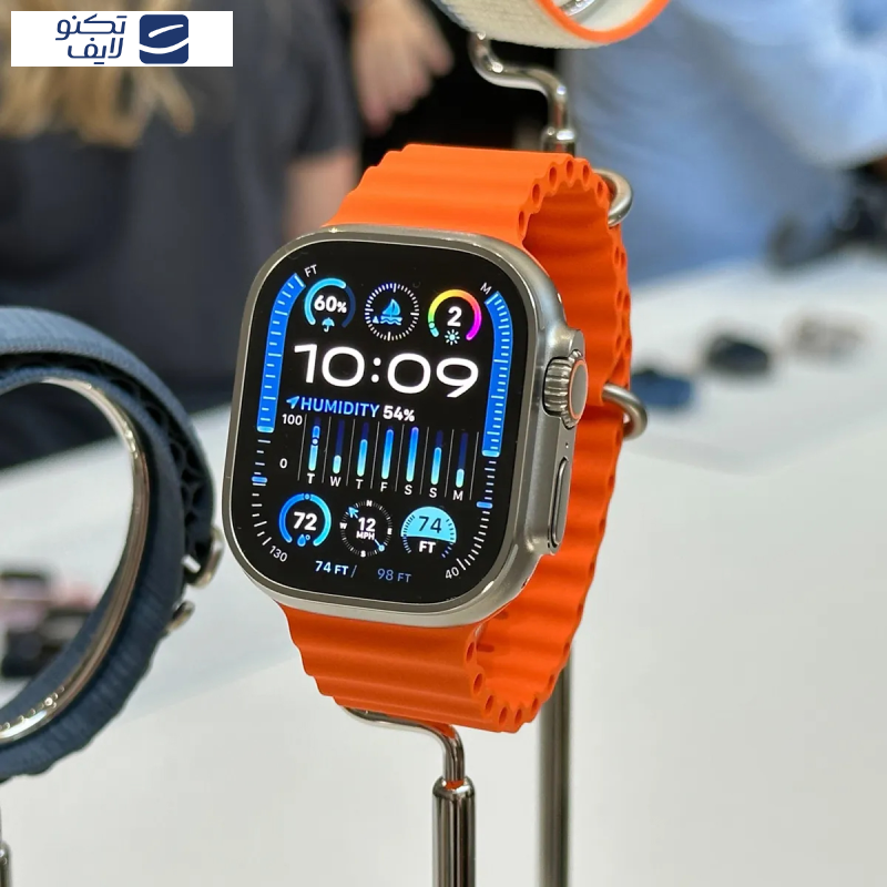 ساعت هوشمند اپل مدل Ultra 2 2024 Titanium Case Ocean Band 49mm