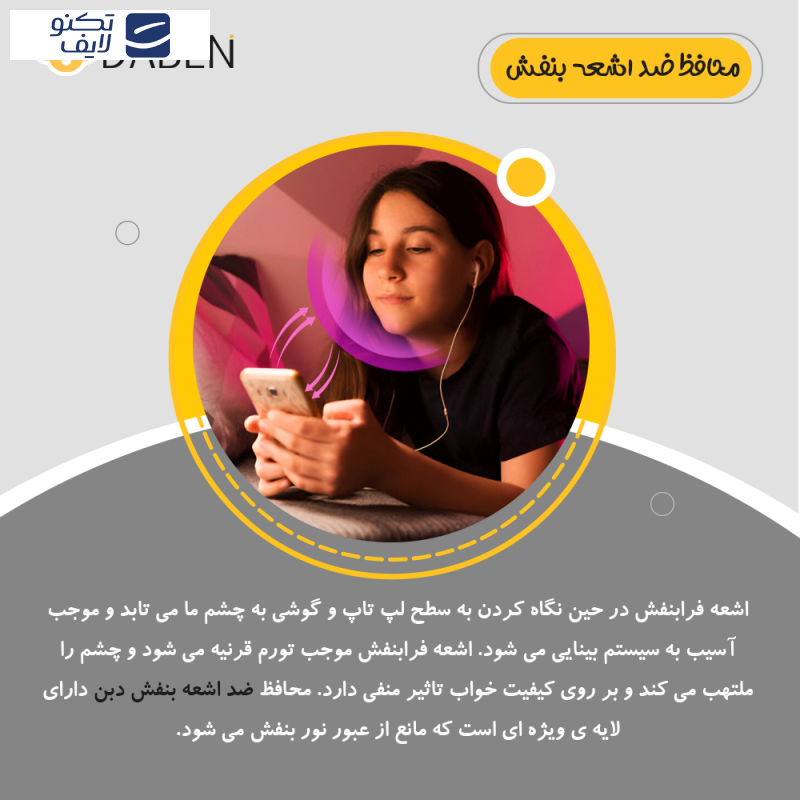 محافظ صفحه نمایش ضد اشعه بنفش دبن مدل Tough مناسب برای گوشی موبایل موتورولا Edge 40 Neo محافظ صفحه نمایش ضد اشعه بنفش دبن مدل Tough مناسب برای گوشی موبایل موتورولا Edge 40 Neo