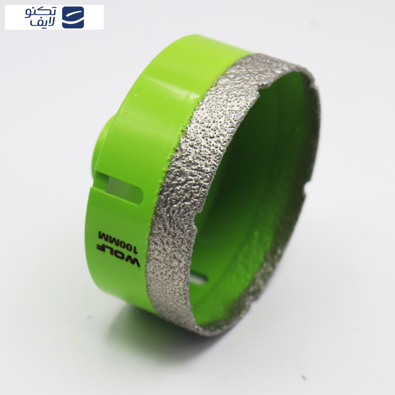 گردبر فرزی سنگ و سرامیک ولف مدل YP-0100 به همراه رابط تبدیل به دریل  سایز 100 میلی متر  گردبر فرزی سنگ و سرامیک ولف مدل YP-0100 به همراه رابط تبدیل به دریل  سایز 100 میلی متر