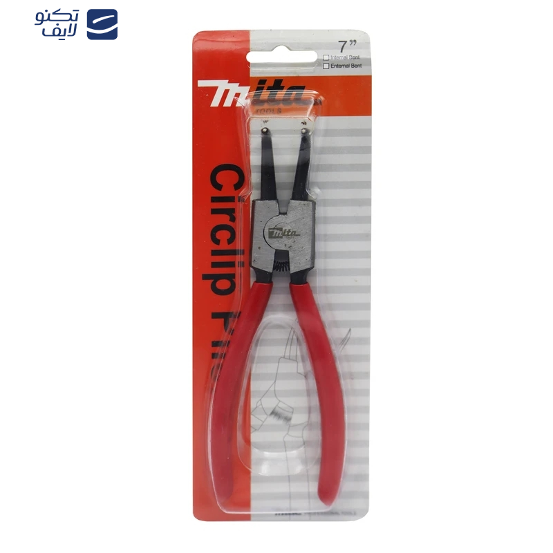 انبر خار باز کن میتا مدل سر کج کد AJ-MITA-bk-7inch سایز 7 اینچ  انبر خار باز کن میتا مدل سر کج کد AJ-MITA-bk-7inch سایز 7 اینچ