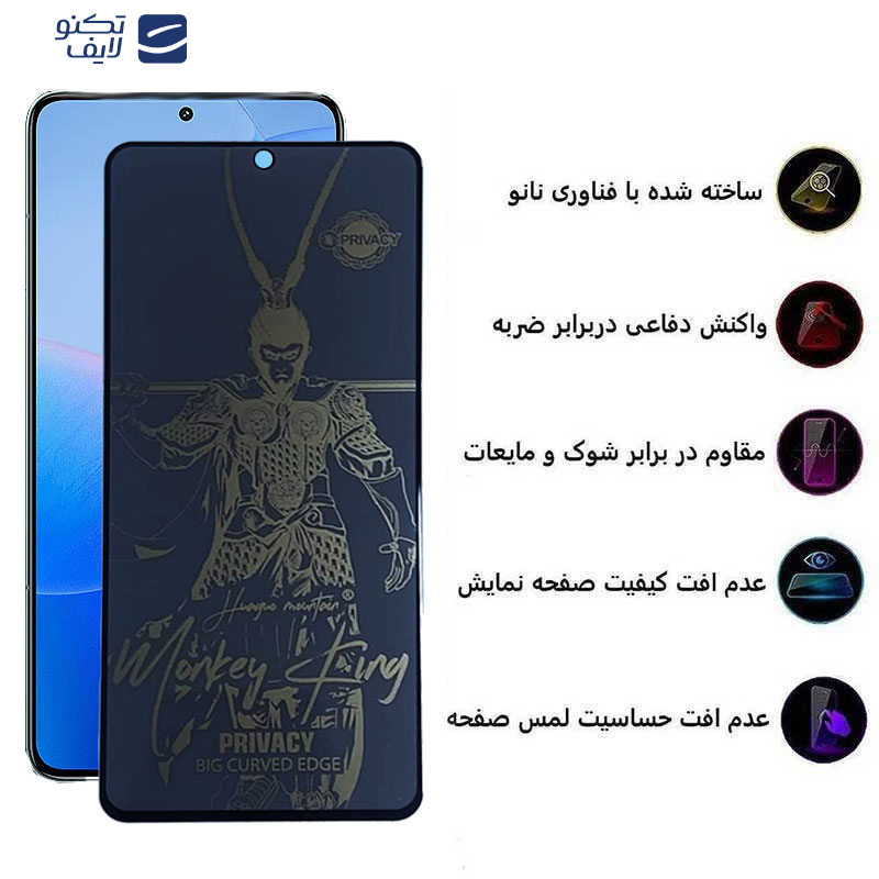 محافظ صفحه نمایش مات اپیکوی مدل wukong privacy مناسب برای گوشی موبایل شیائومی Redmi K70 Pro / K70/ K70E محافظ صفحه نمایش مات اپیکوی مدل wukong privacy مناسب برای گوشی موبایل شیائومی Redmi K70 Pro / K70/ K70E