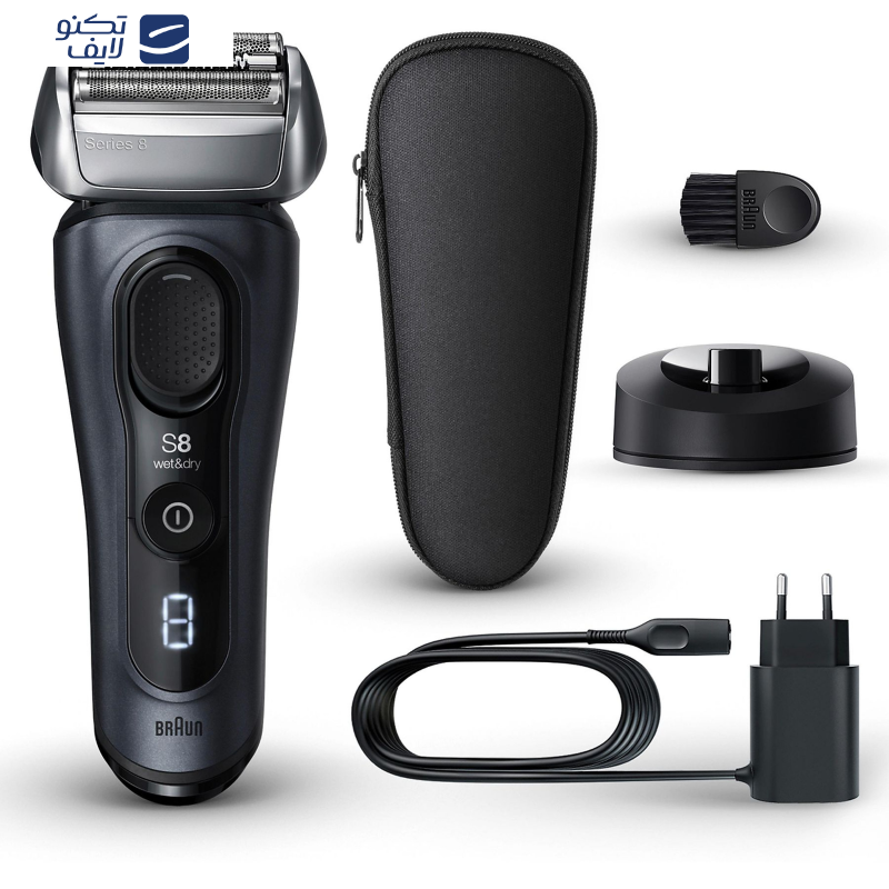 ماشین اصلاح موی صورت شارژی براون مدل series8 8513s ماشین اصلاح موی صورت شارژی براون مدل series8 8513s