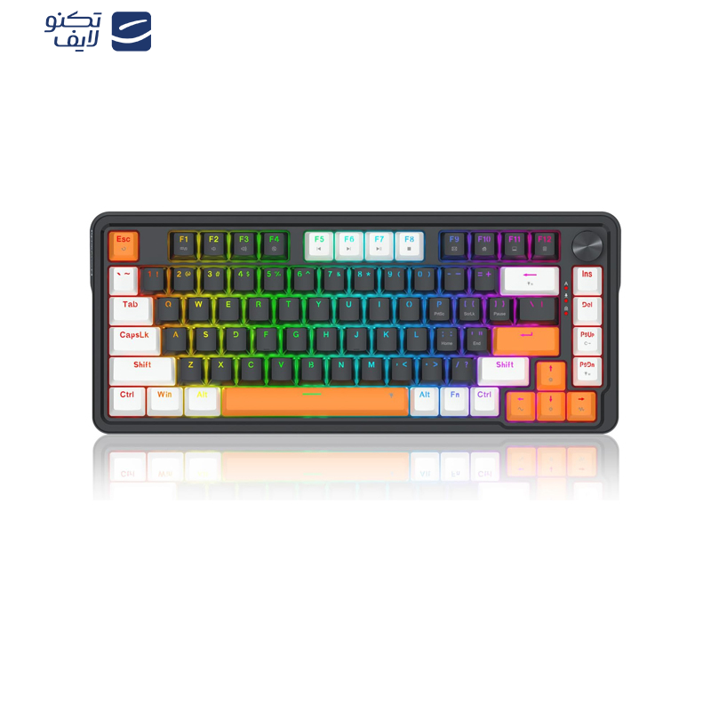 کیبورد گیمینگ ردراگون مدل Landshaker K714WBO RGB کیبورد گیمینگ ردراگون مدل Landshaker K714WBO RGB