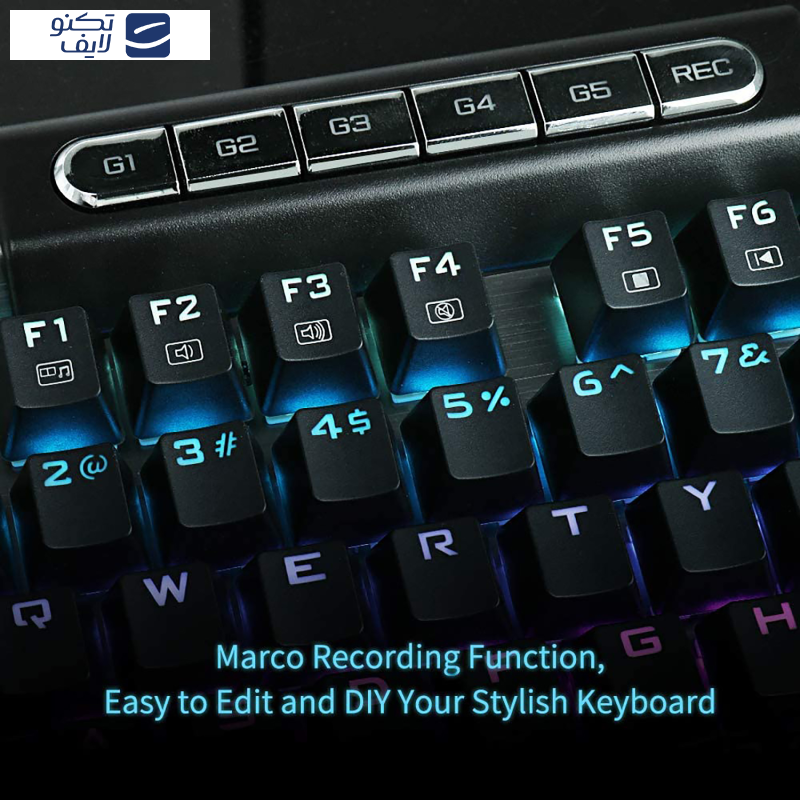 کیبورد مخصوص بازی ردراگون مدل SURA K563 RGB کیبورد مخصوص بازی ردراگون مدل SURA K563 RGB