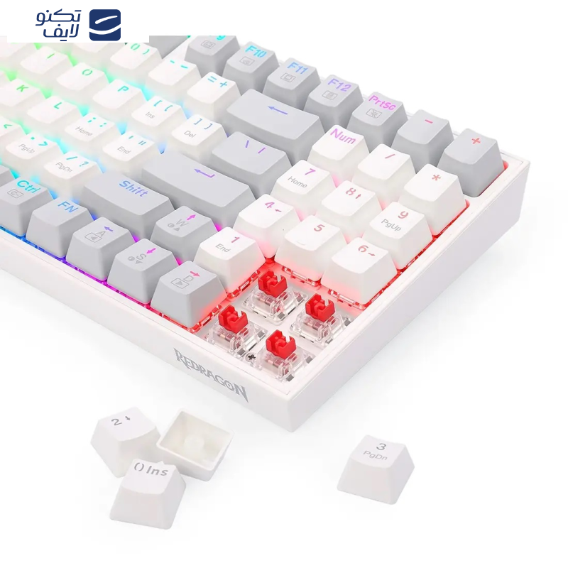 کیبورد گیمینگ ردراگون مدل Kitava K636 WGO کیبورد گیمینگ ردراگون مدل Kitava K636 WGO