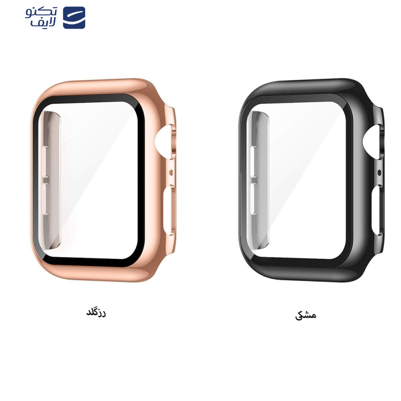 کاور مدل Gl-02 مناسب برای اپل واچ 44 میلی متری به همراه محافظ صفحه نمایش  کاور مدل Gl-02 مناسب برای اپل واچ 44 میلی متری به همراه محافظ صفحه نمایش