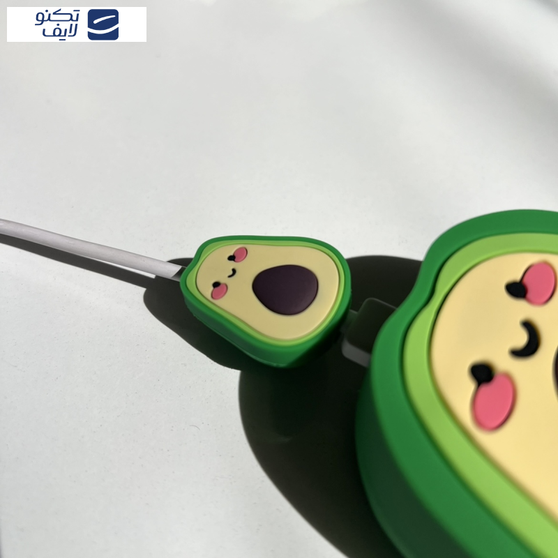 محافظ کابل و شارژر دیواری مدل آووکادو Avocado مجموعه 4 عددی محافظ کابل و شارژر دیواری مدل آووکادو Avocado مجموعه 4 عددی