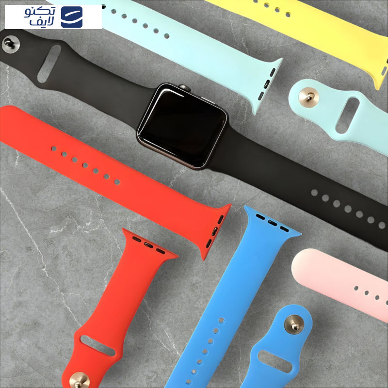 بند مدل سیلیکونی طرح Simple مناسب برای اپل واچ سایز 38/40/41 میلی متری بند مدل سیلیکونی طرح Simple مناسب برای اپل واچ سایز 38/40/41 میلی متری