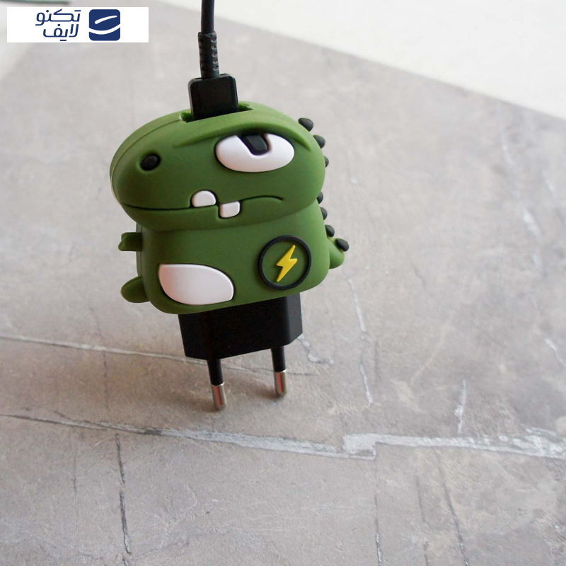 محافظ کابل مدل Cute Dragon-Cover به همراه محافظ شارژر دیواری مجموعه 4 عددی محافظ کابل مدل Cute Dragon-Cover به همراه محافظ شارژر دیواری مجموعه 4 عددی