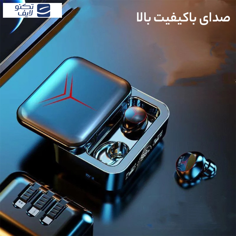 هدست بلوتوثی مدل m88 plus v5.3 enc
