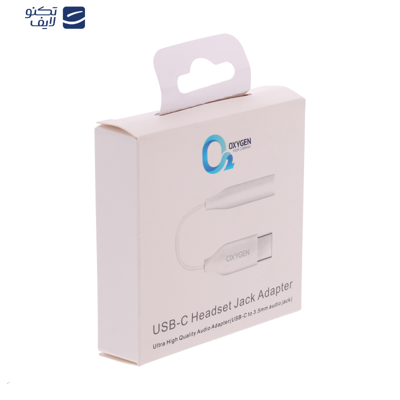 مبدل USB-C به جک 3.5 میلی متری اکسیژن مدل R-3 مبدل USB-C به جک 3.5 میلی متری اکسیژن مدل R-3