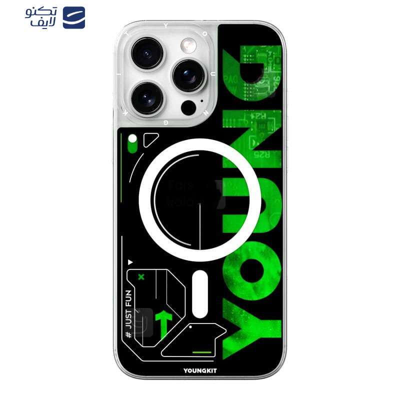 کاور یانگ کیت مدل Futuristic Mag Out مناسب برای گوشی موبایل اپل iphone 16promax کاور یانگ کیت مدل Futuristic Mag Out مناسب برای گوشی موبایل اپل iphone 16promax