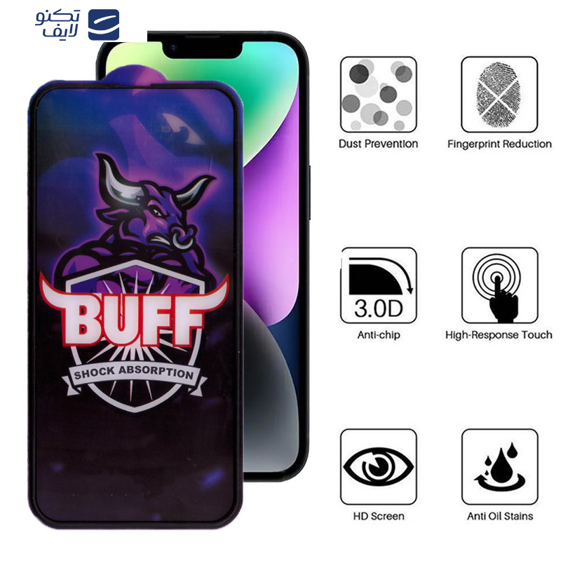 محافظ صفحه نمایش بوف مدل AirBag-Pro مناسب برای گوشی موبایل اپل iphone 16e/14/13pro/13